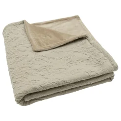 Jollein Soft Waves Olive Green / Velvet 100 x 150 cm Ledikantdeken