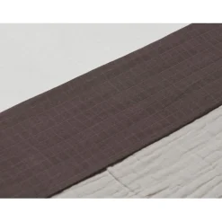 Jollein Wrinkled Cotton Chestnut 120 x 150 cm Ledikantlaken