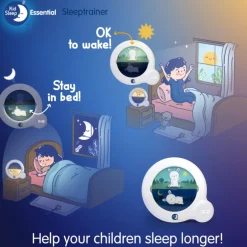 KidSleep Classic Essential Wit LED Slaaptrainer en Kinderwekker