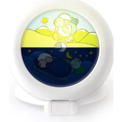 Kidsleep Globetrotter White Slaaptrainer en Kinderwekker