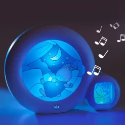 KidSleep Moon Wit/Blauw Slaaptrainer en Kinderwekker