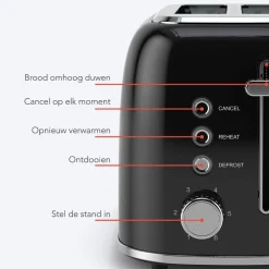 KitchenBrothers Broodrooster met Tostiklemmen