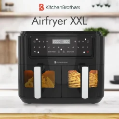 KitchenBrothers Dubbele Airfryer XXL