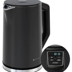 KitchenBrothers Dubbelwandige Waterkoker met Temperatuurregeling