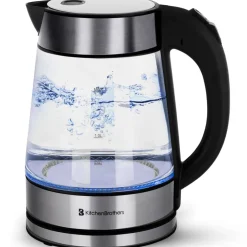 KitchenBrothers Glazen Waterkoker met LED