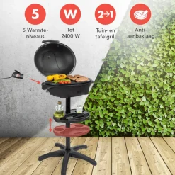 KitchenBrothers Opvouwbare Elektrische BBQ
