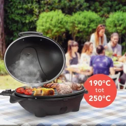 KitchenBrothers Opvouwbare Elektrische BBQ