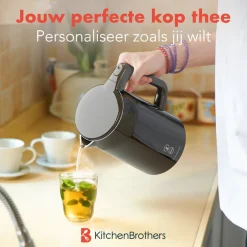 KitchenBrothers Waterkoker met Temperatuurregeling