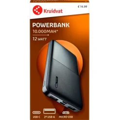 Kruidvat 10.000 mAh Powerbank
