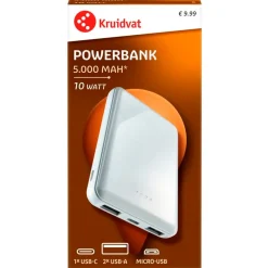 Kruidvat 5.000 mAh Powerbank