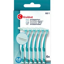 Kruidvat 90° 0,8mm Interdentale Borsteltjes