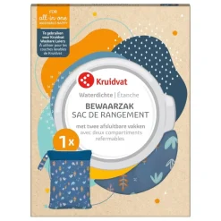 Kruidvat Bewaarzak voor Wasbare luiers met Plantenprint