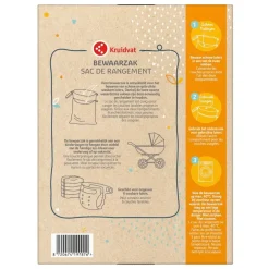 Kruidvat Bewaarzak voor Wasbare luiers met Plantenprint