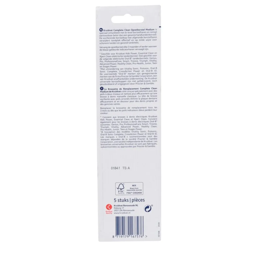 Kruidvat Complete Clean Opzetborstels