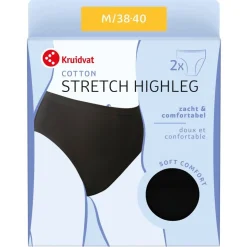 Kruidvat Cotton Stretch Highleg Damesslip
