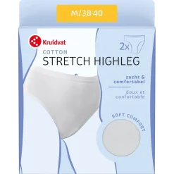 Kruidvat Cotton Stretch Highleg Damesslip