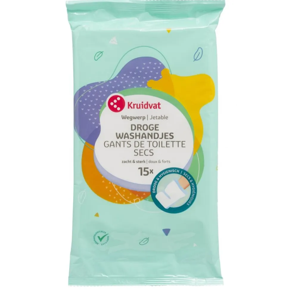 Kruidvat Droge Wegwerpwashandjes