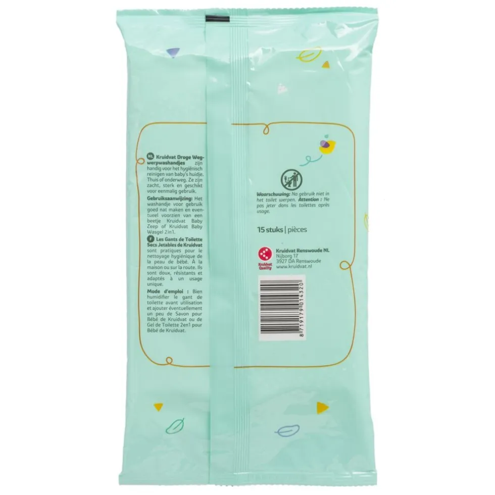 Kruidvat Droge Wegwerpwashandjes