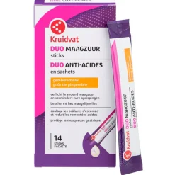 Kruidvat Duo Maagzuur Sticks met Gembersmaak