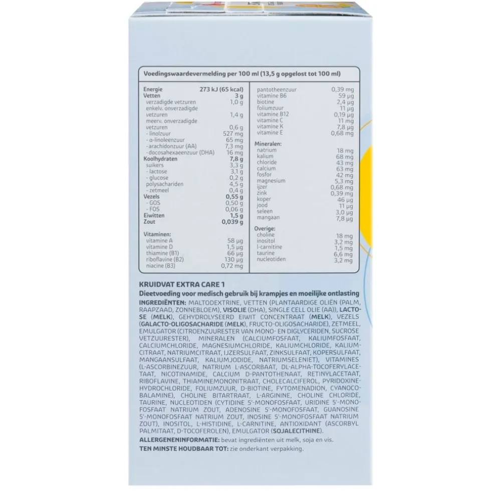 Kruidvat Extra Care 1 0-6M Dieetvoeding bij Krampjes of Moeizame Ontlasting