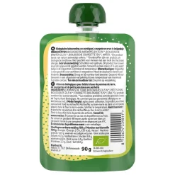 Kruidvat 6+M Bio Aardappel, Erwt & Courgette Knijpzakje