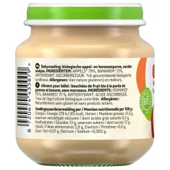 Kruidvat 4+M Bio Appel & Banaan Fruithapje