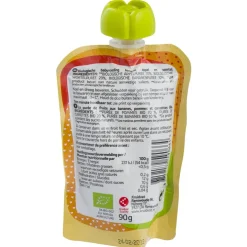 Kruidvat 6+M Bio Banaan met Appel en Wortel Knijpzakje