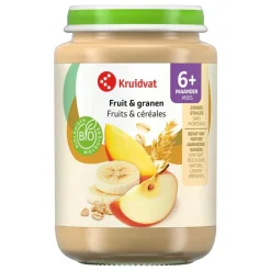 Kruidvat 6+M Bio Fruit & Granen Fruithapje