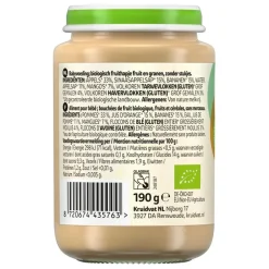 Kruidvat 6+M Bio Fruit & Granen Fruithapje