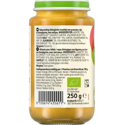 Kruidvat 12+M Bio Groente, Risotto & Champignons Maaltijd