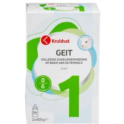 Kruidvat 0-6+M Zuigelingenvoeding op Basis van Geitenmelk