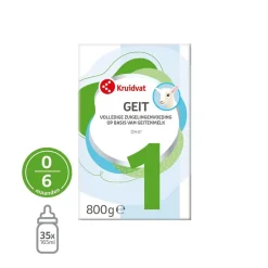 Kruidvat 0-6+M Zuigelingenvoeding op Basis van Geitenmelk