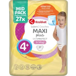 Kruidvat Maxi Plus Maat 4+ Luiers Midpack