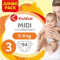Kruidvat Midi Maat 3 Luiers Jumbopack
