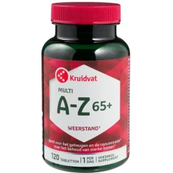 Kruidvat Multi A-Z 65+ Vitaal Tabletten