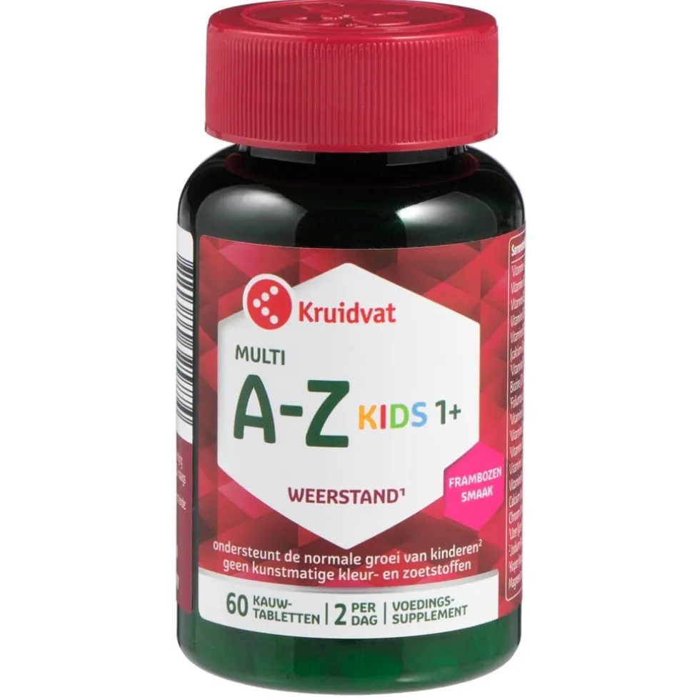Kruidvat Multi A-Z Framboos Tabletten voor Kinderen