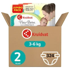 Kruidvat NewBorn Mini Maat 2 Luiers Volumedoos