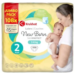 Kruidvat NewBorn Mini Maat 2 Luiers Jumbopack
