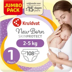 Kruidvat NewBorn Small Maat 1 Luiers Jumbopack
