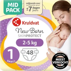 Kruidvat NewBorn Small Maat 1 Luiers Midpack