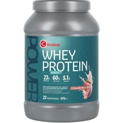 Kruidvat Perfect Whey Protein met Aardbeismaak