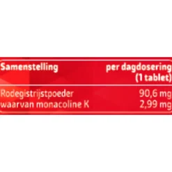 Kruidvat Rode Gist Rijst Tabletten
