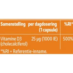 Kruidvat Science Vitamine D3 Softgels