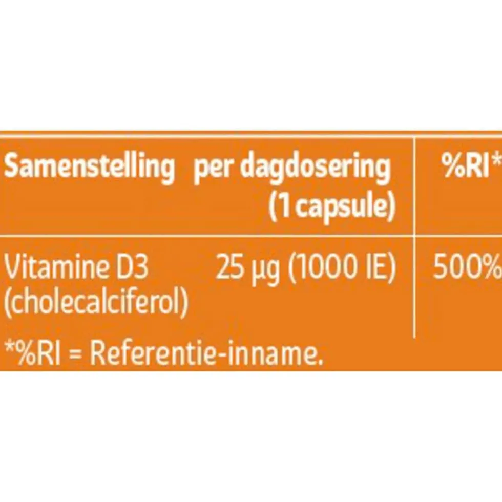 Kruidvat Science Vitamine D3 Softgels