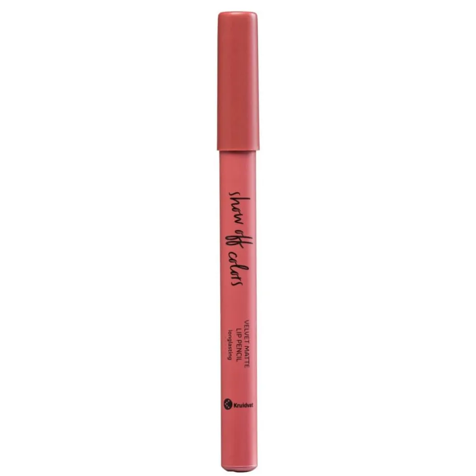 Kruidvat Show Off Colors 020 Lovely Bare Velvet Matte Lip Pencil