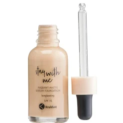 Kruidvat Stay With Me 030 C Dewy Beige Radiant Matte Serum Foundation