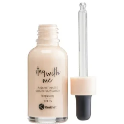 Kruidvat Stay With Me 012 C Fair Blush Radiant Matte Serum Foundation