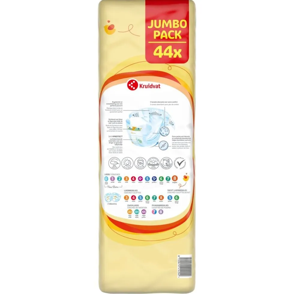 Kruidvat Super Maat 8 Luiers Jumbopack