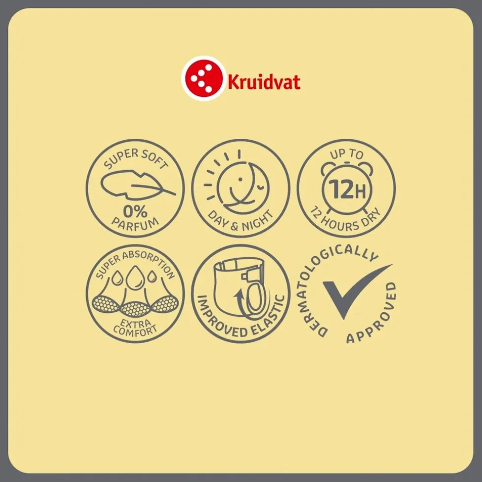 Kruidvat Super Maat 8 Luiers Jumbopack