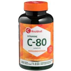 Kruidvat Vitamine C-80 Suikervrij Tabletten